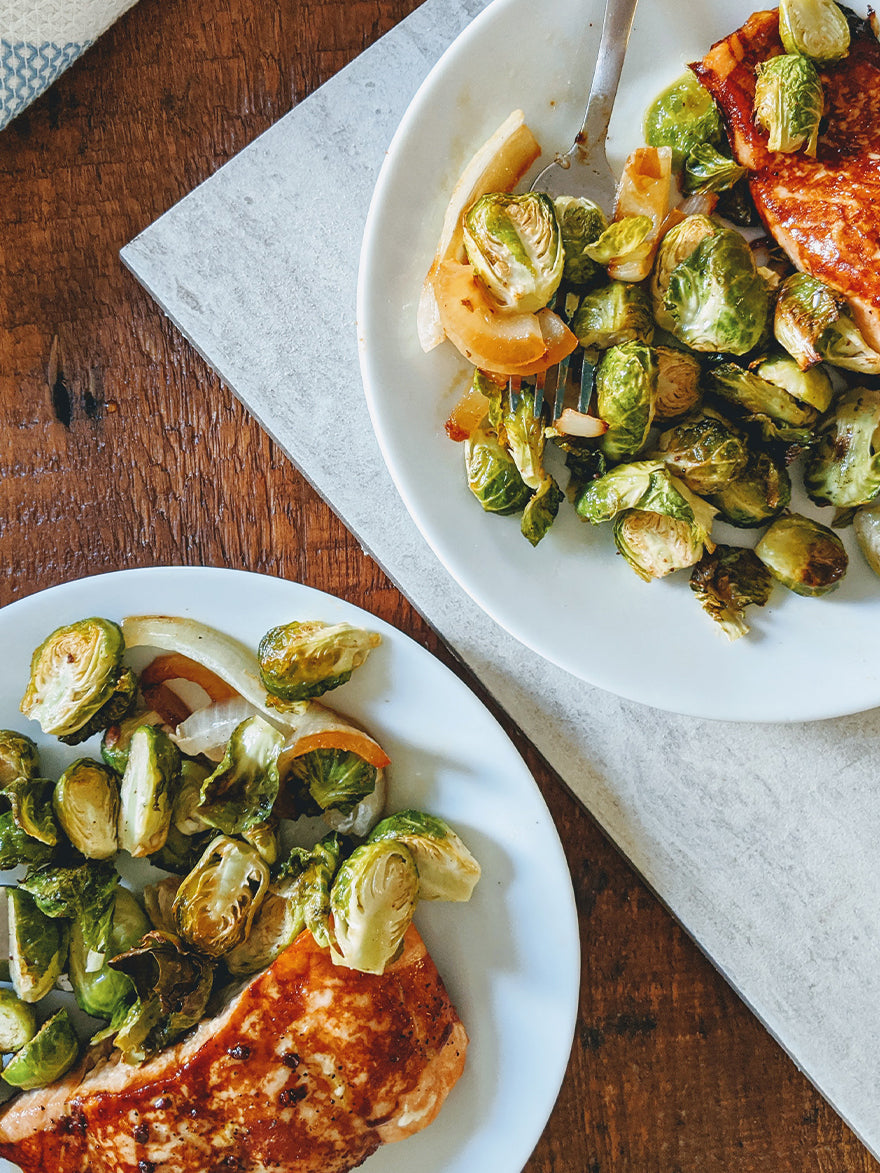 Bourbon Maple Brussel Sprouts