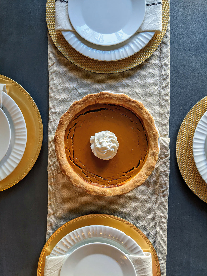 Bourbon Maple Syrup Pumpkin Pie