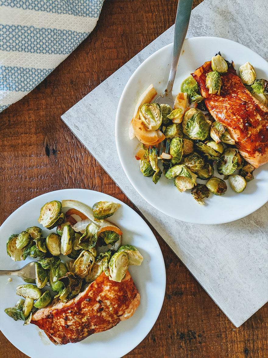 Cedar Plank Maple Ginger Salmon