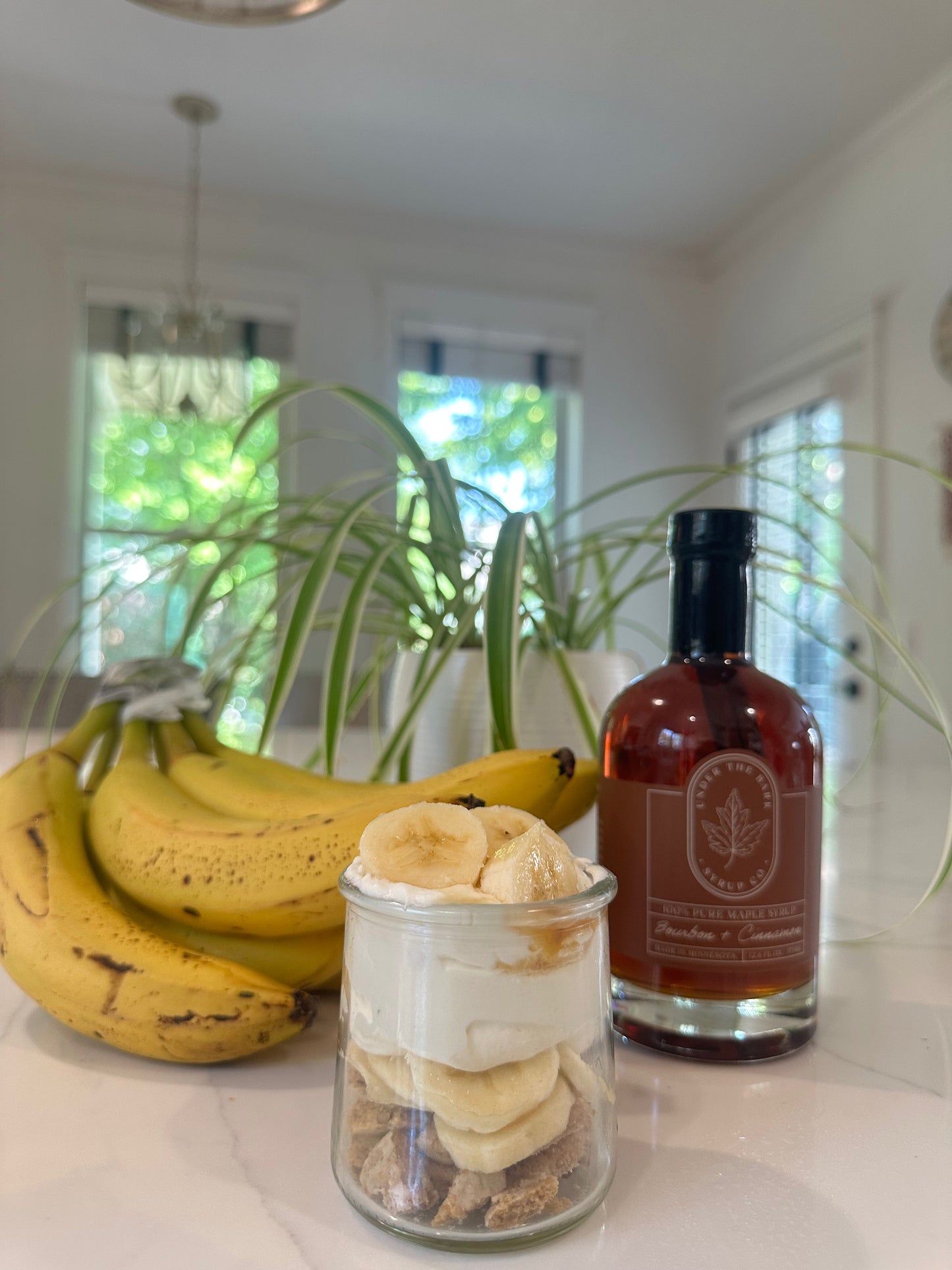 Bourbon + Cinnamon Maple Banana Cream Pie Dessert Cup