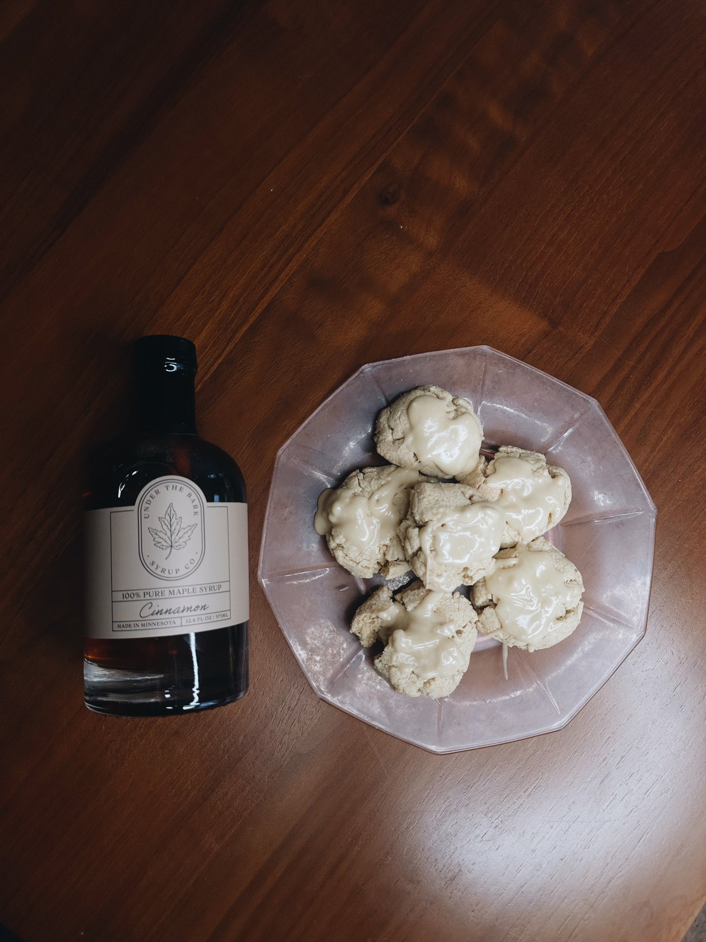 Cinnamon Maple Cookies with Cinnamon Maple Icing