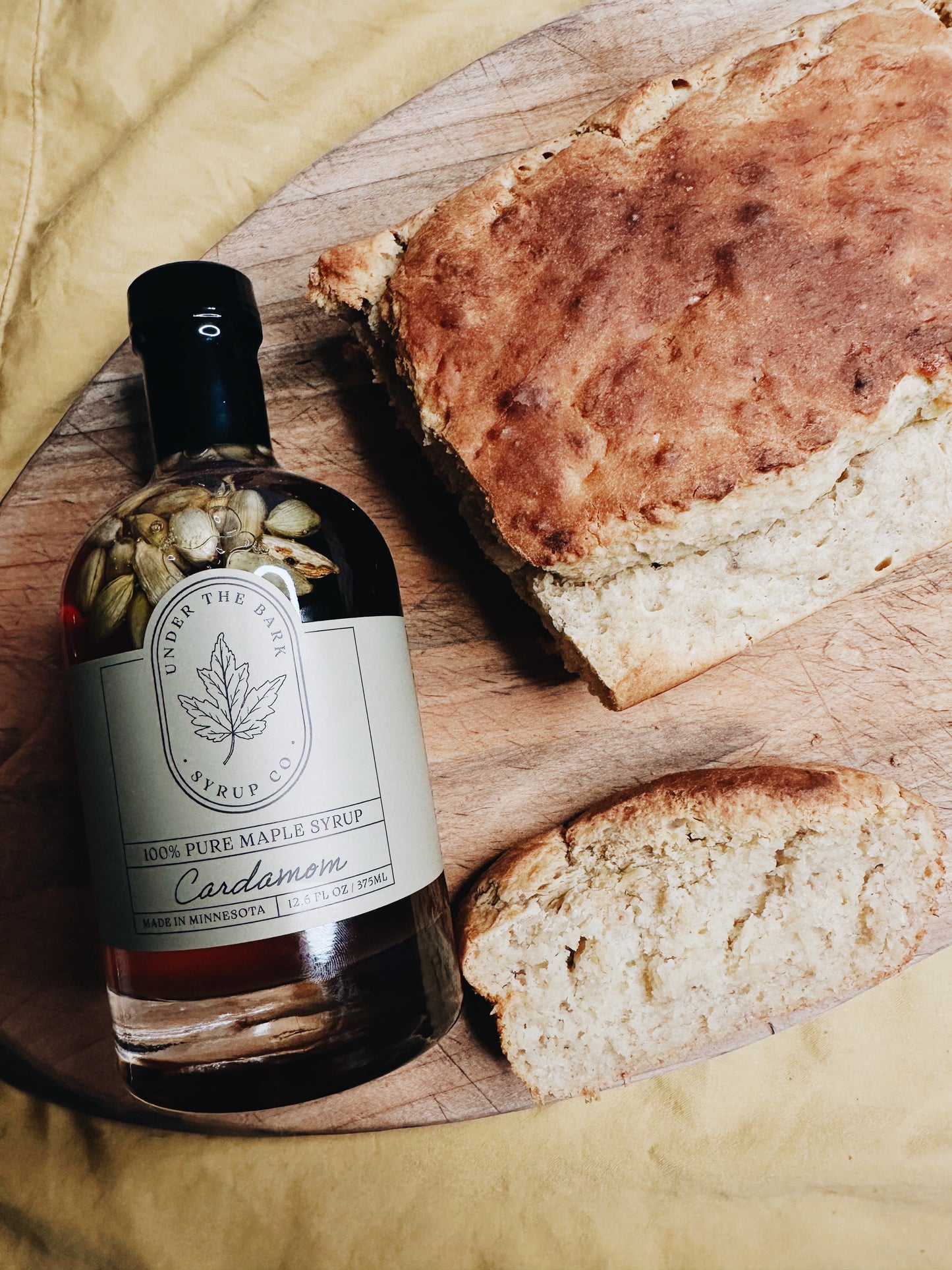 Maple Cardamom Banana Bread