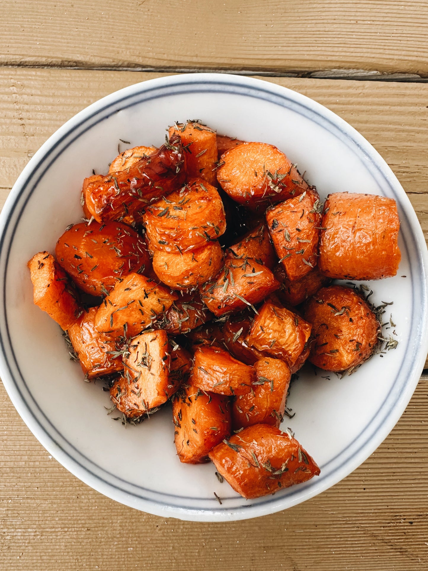 Ginger Maple Glazed Carrots