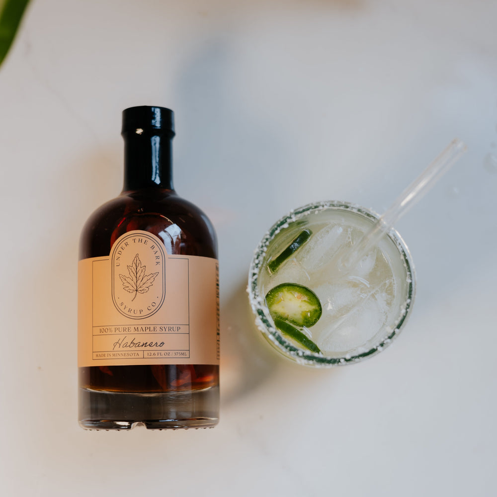 Spicy Margarita with Habanero Maple Syrup