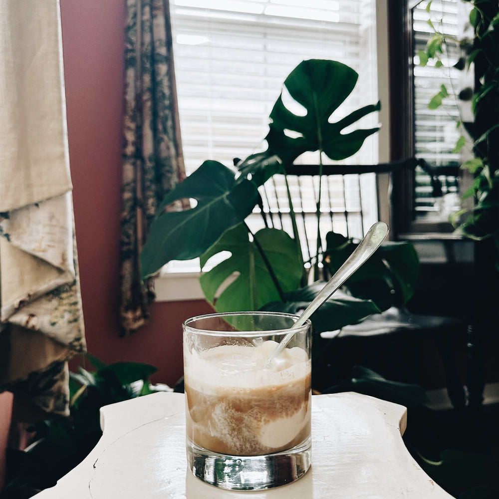 Bourbon + Vanilla Maple Affogato