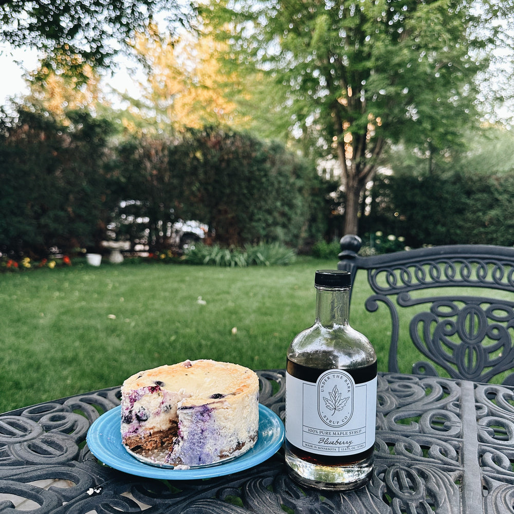 Blueberry Maple Cheesecake