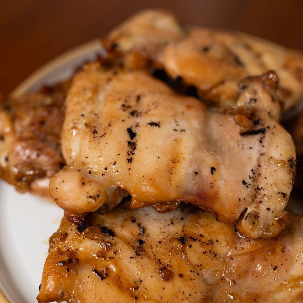 Habanero Maple Glazed Chicken Thighs