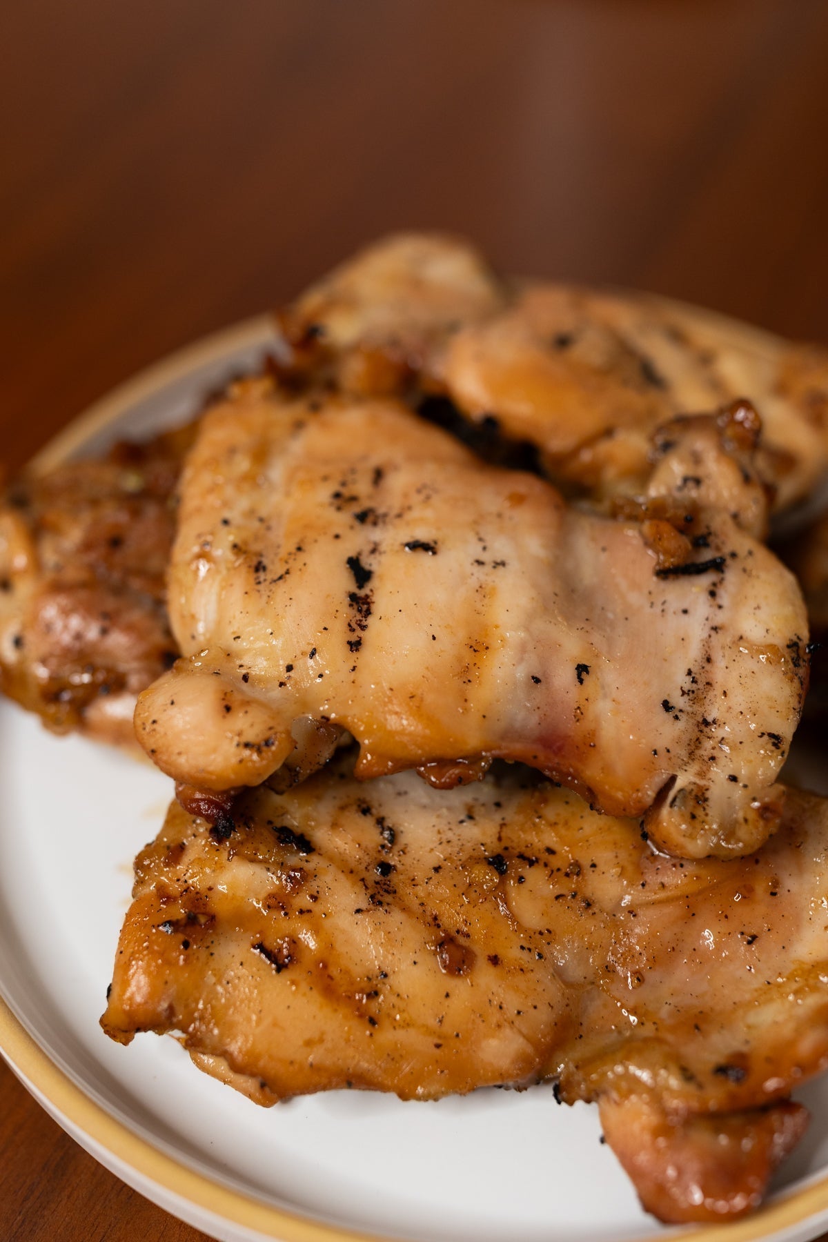 Habanero Maple Glazed Chicken Thighs