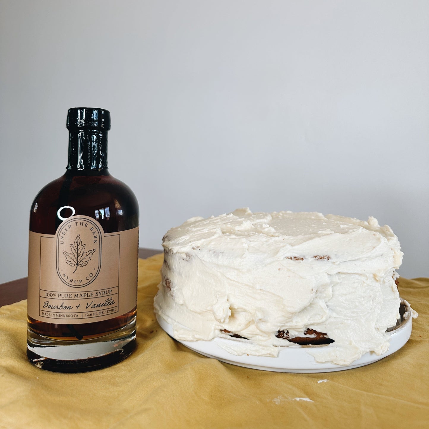 
                  
                    Bourbon + Vanilla Maple Syrup
                  
                